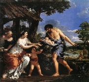 Pietro da Cortona Romulus and Remus Given Shelter by Faustulus France oil painting artist